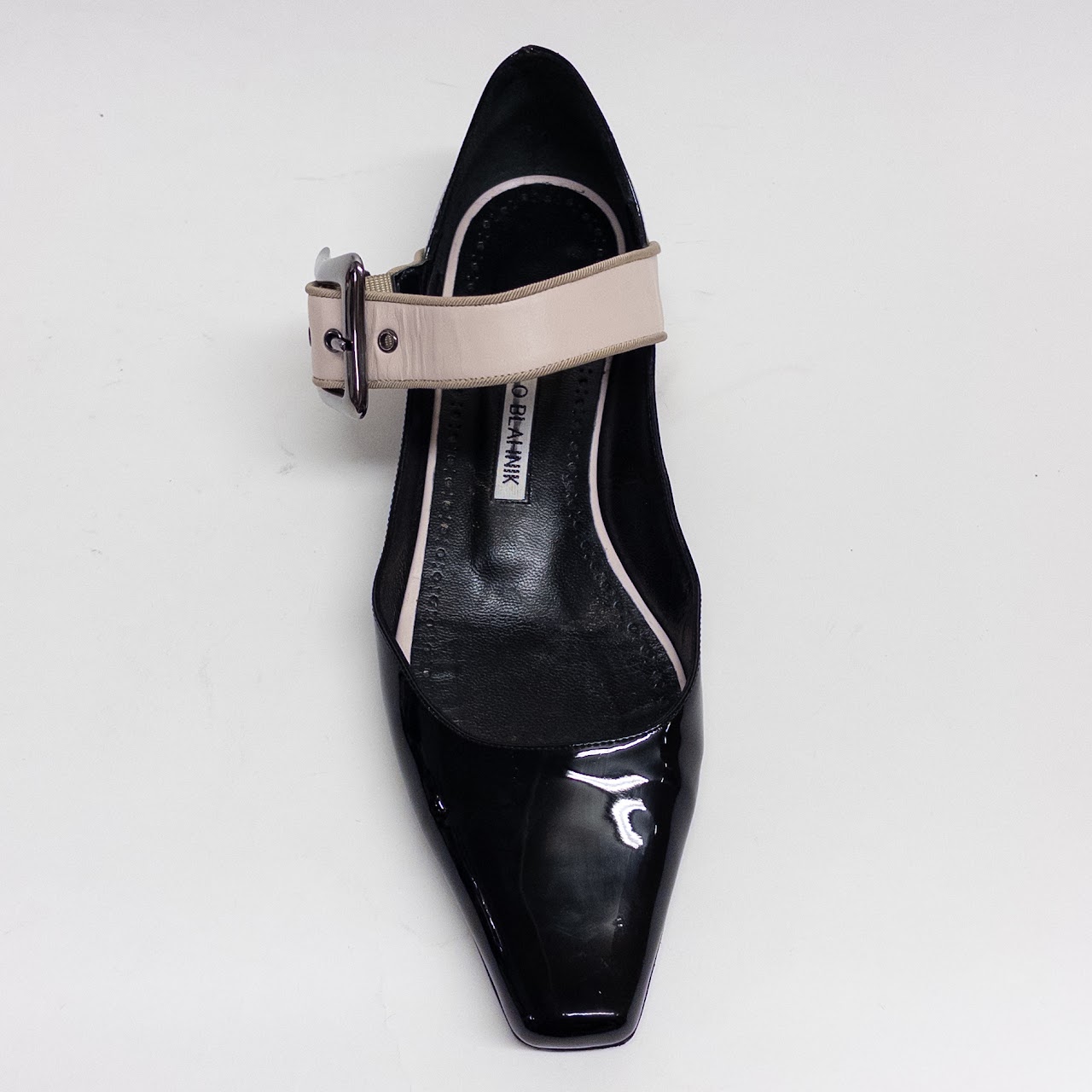 Manolo Blahnik Patent Leather Flats