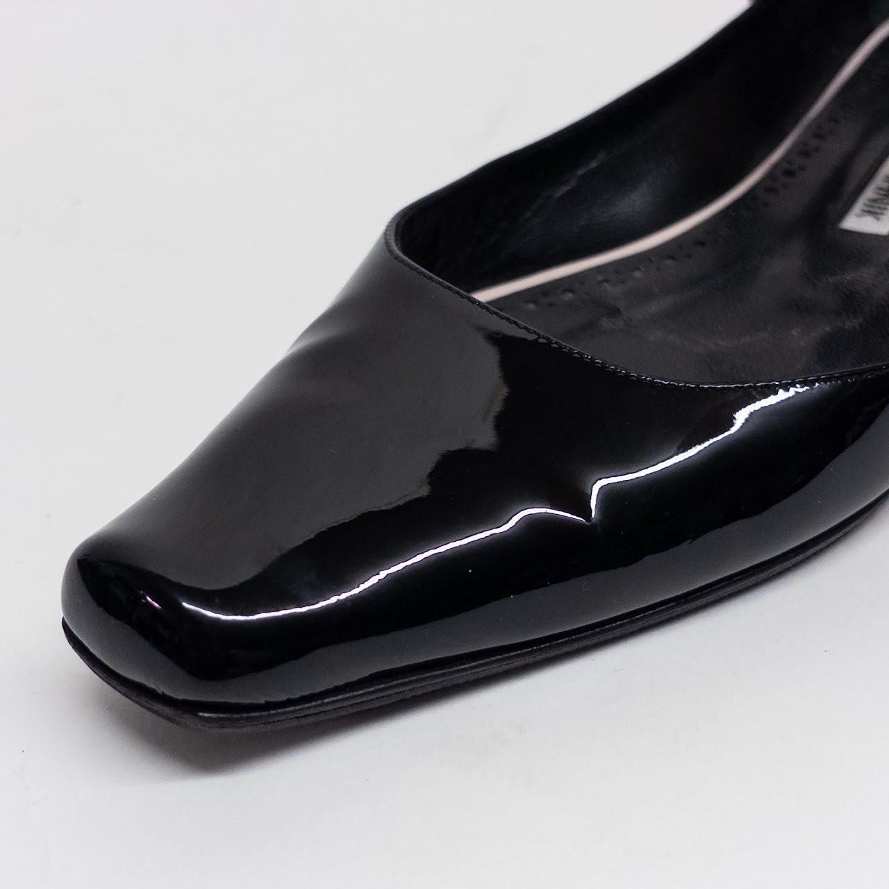 Manolo Blahnik Patent Leather Flats