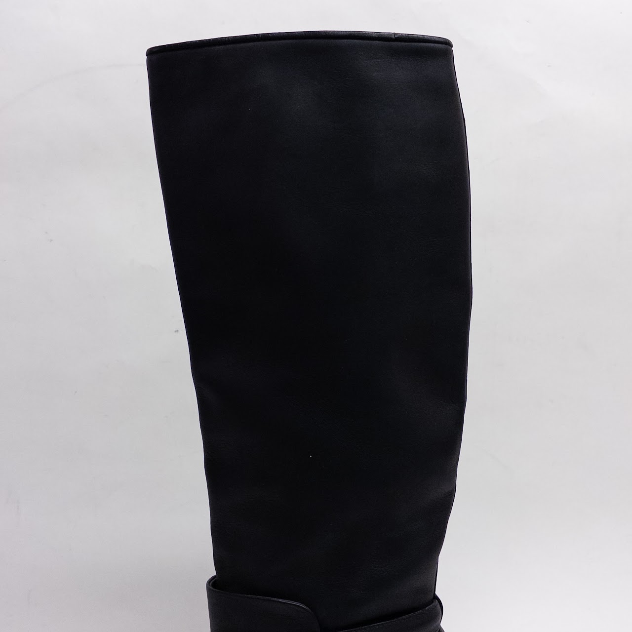 Balenciaga Black Leather Calf Boots