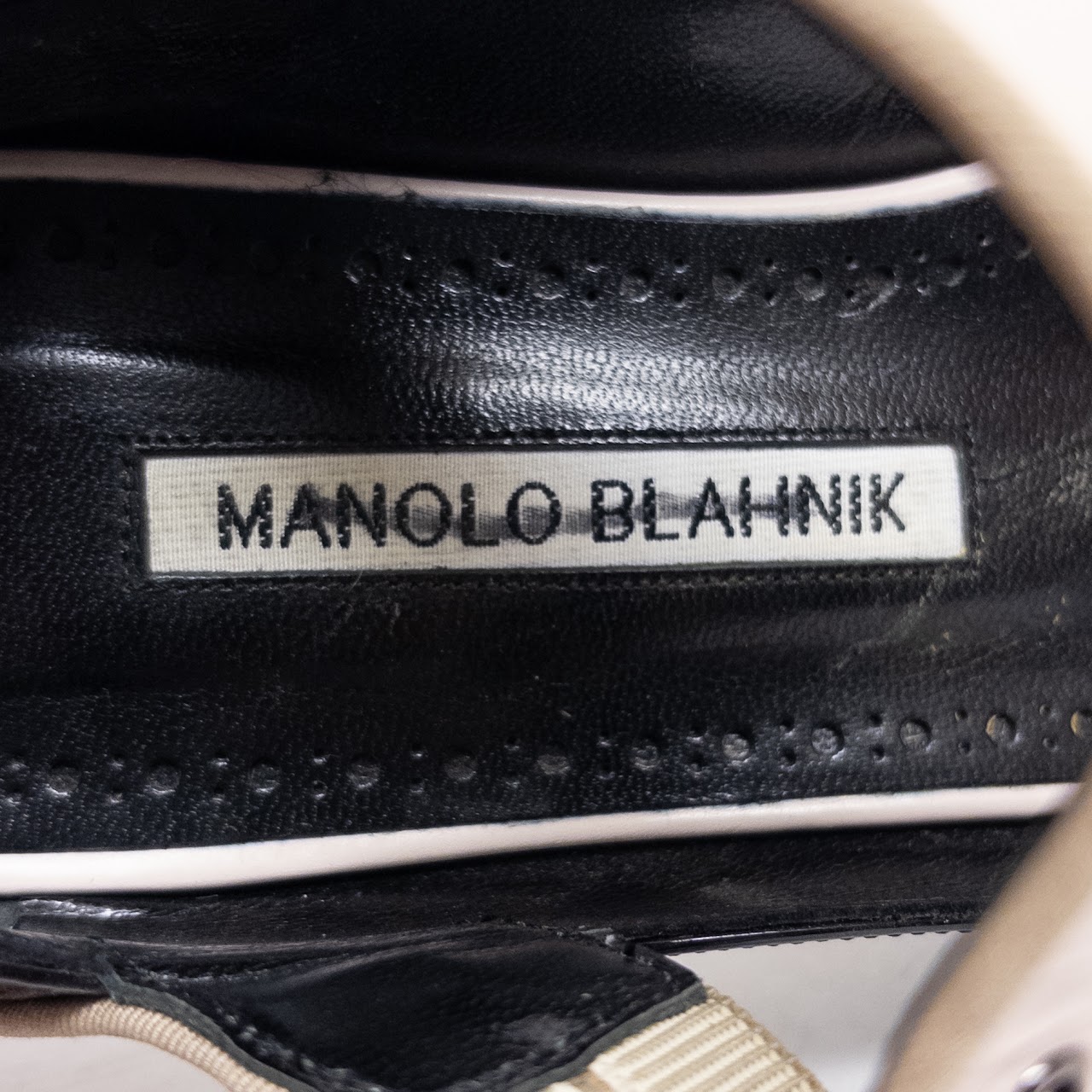 Manolo Blahnik Patent Leather Flats