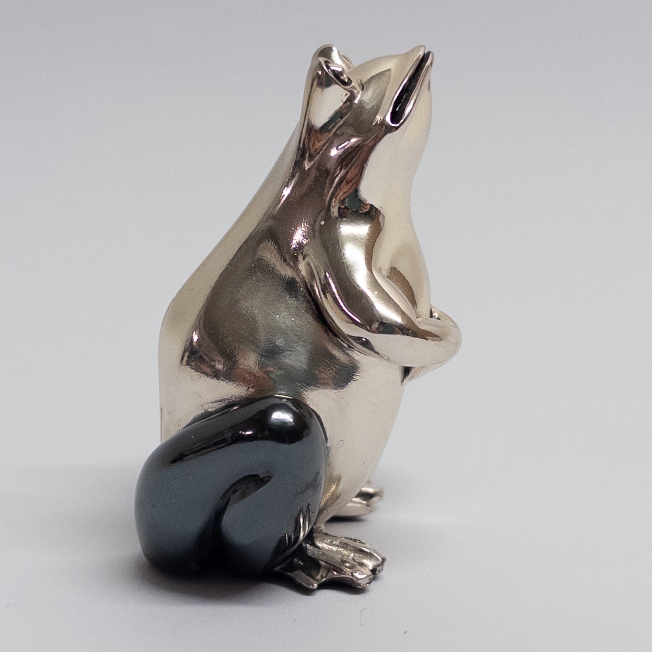 Sterling Silver Clad Hazorfim Frog Miniature