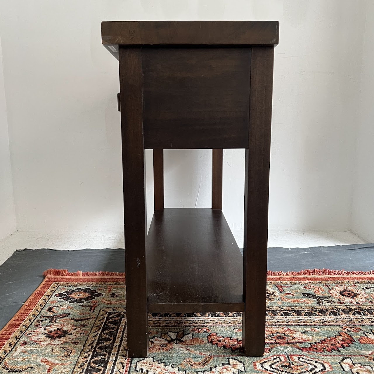 Contemporary Four Drawer Hall Table