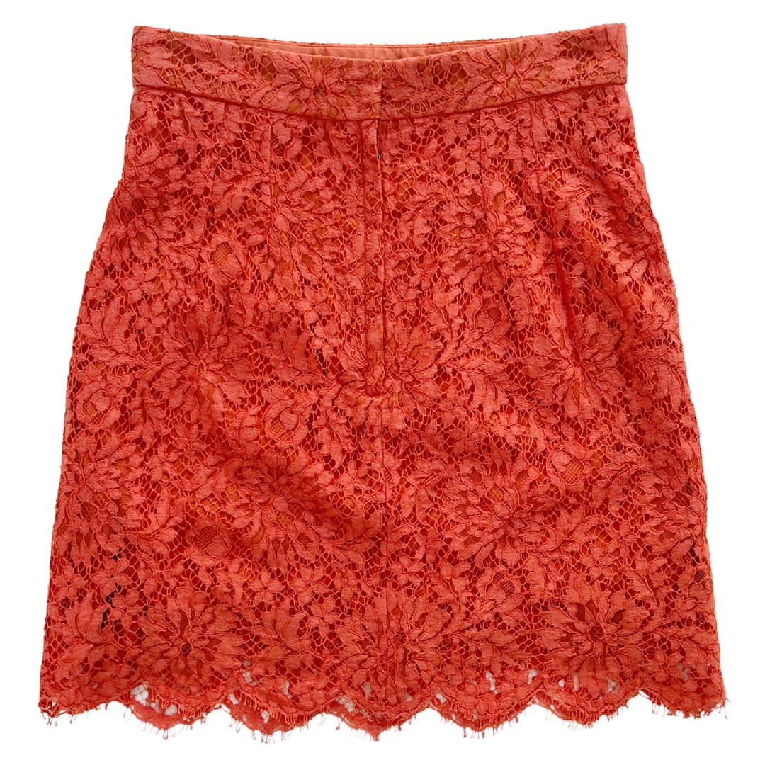 Dolce & Gabbana Floral Lace Skirt