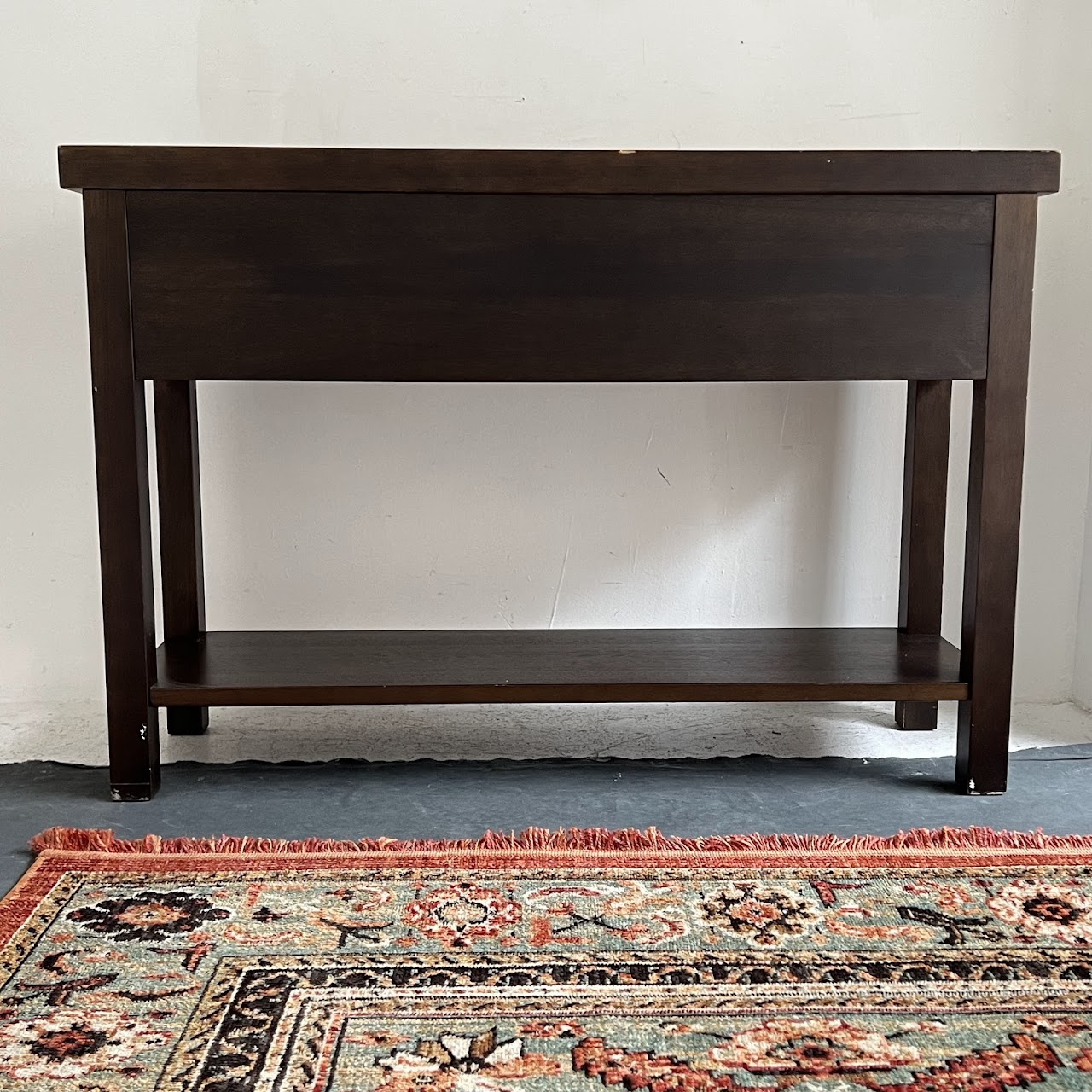 Contemporary Four Drawer Hall Table