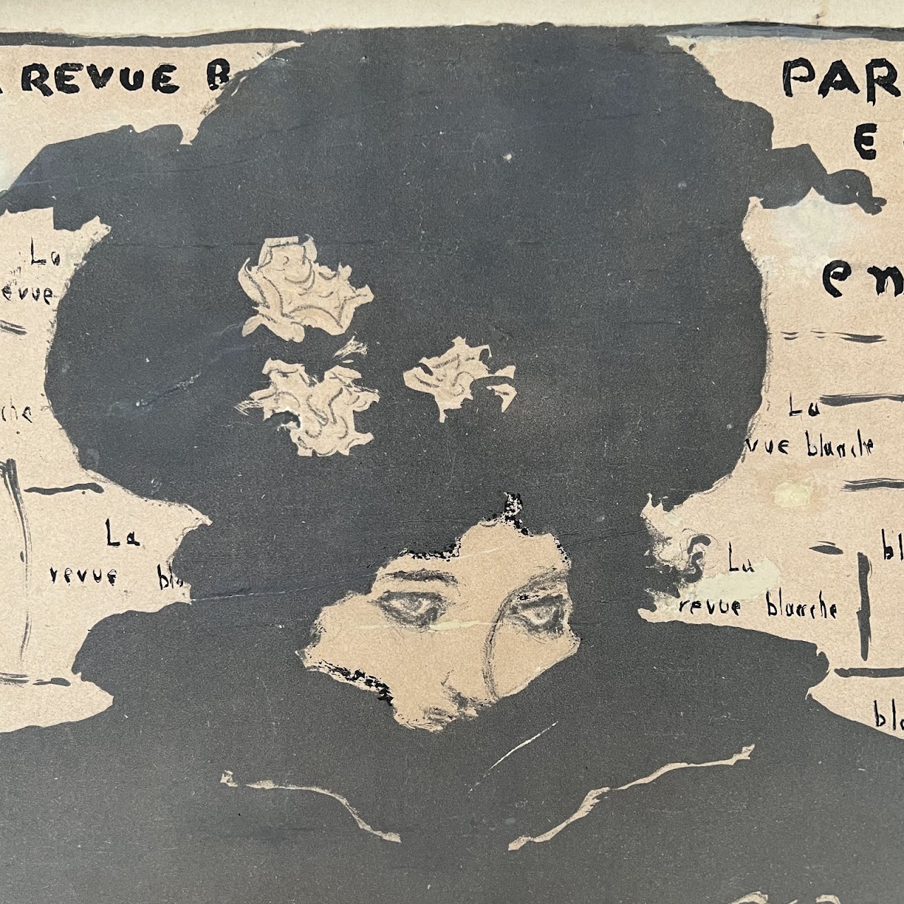 Pierre Bonnard 'La Revue Blanche' 19th C. Lithograph Poster