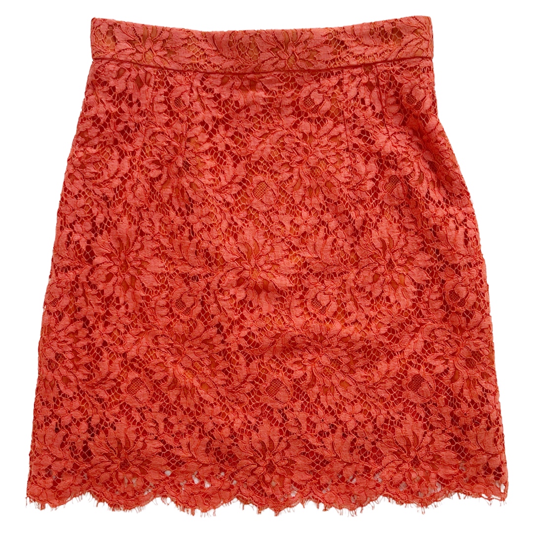 Dolce & Gabbana Floral Lace Skirt