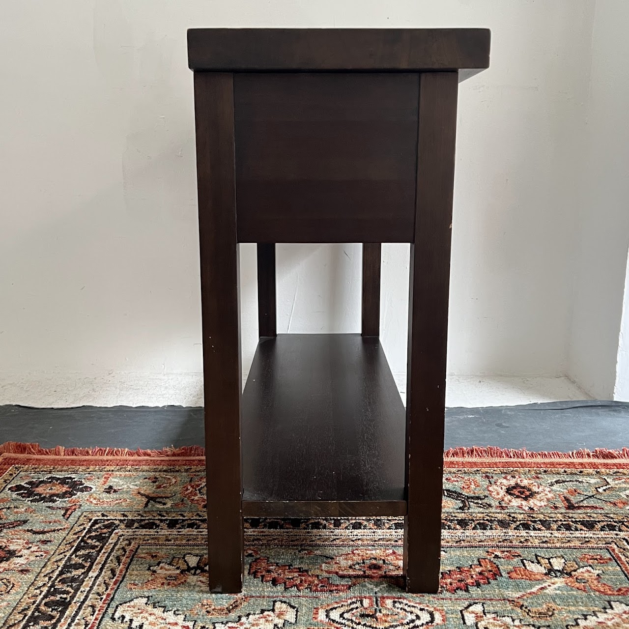 Contemporary Four Drawer Hall Table