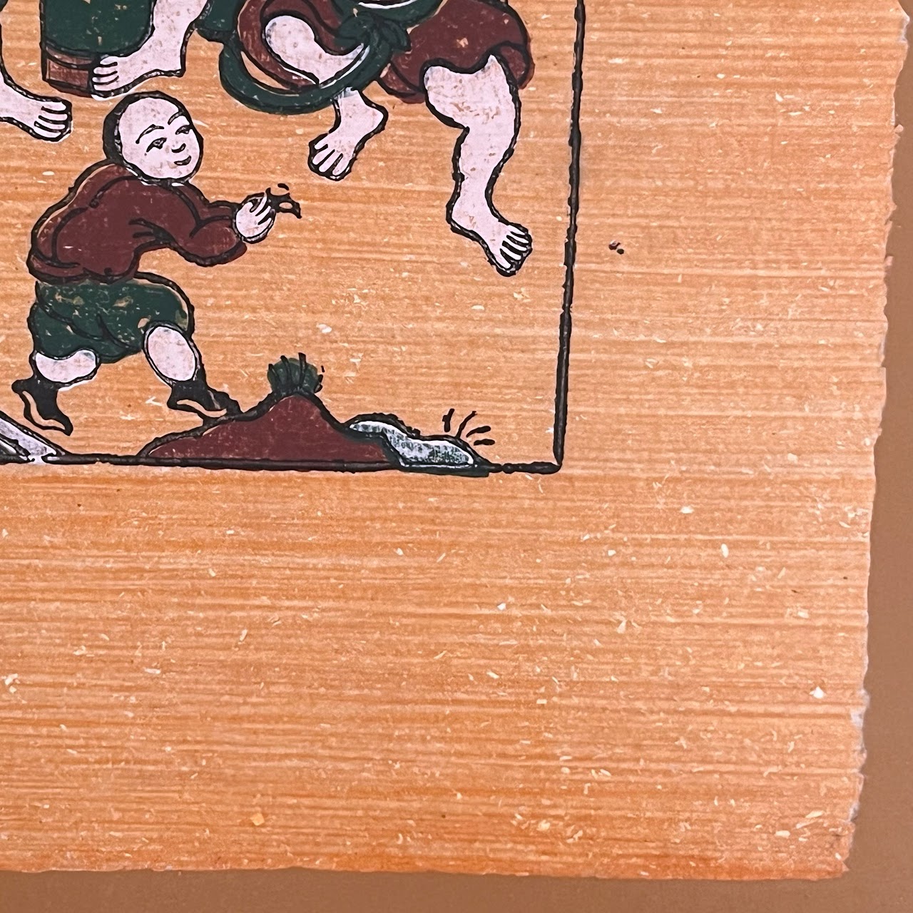 Vietnamese Ðông Hồ Woodcut Painting #1