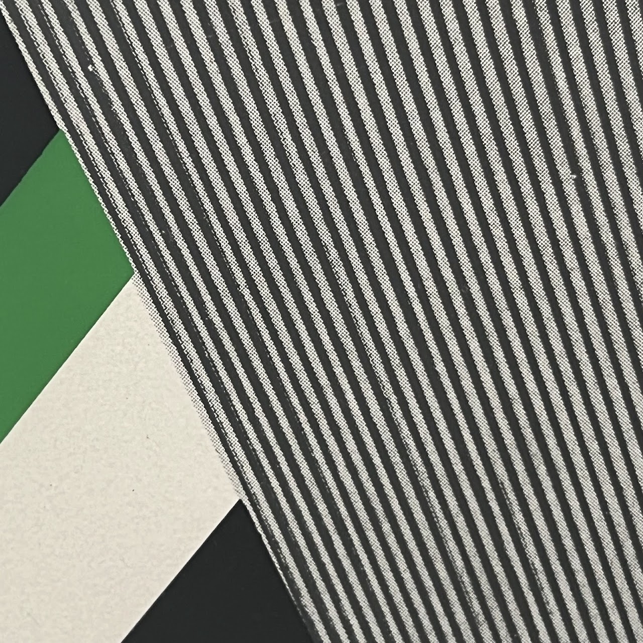 1960s Modernist Op-Art Silkscreen