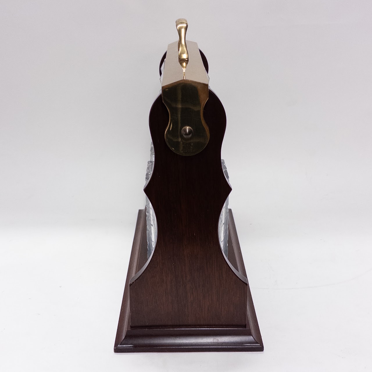 Asprey London Oak Tantalus with Brierley Crystal Decanters