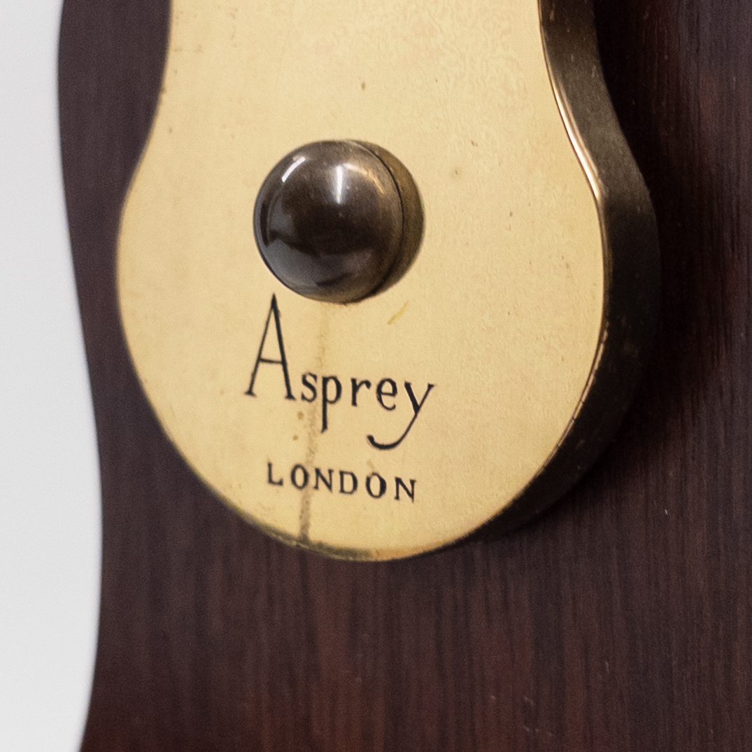 Asprey London Oak Tantalus with Brierley Crystal Decanters