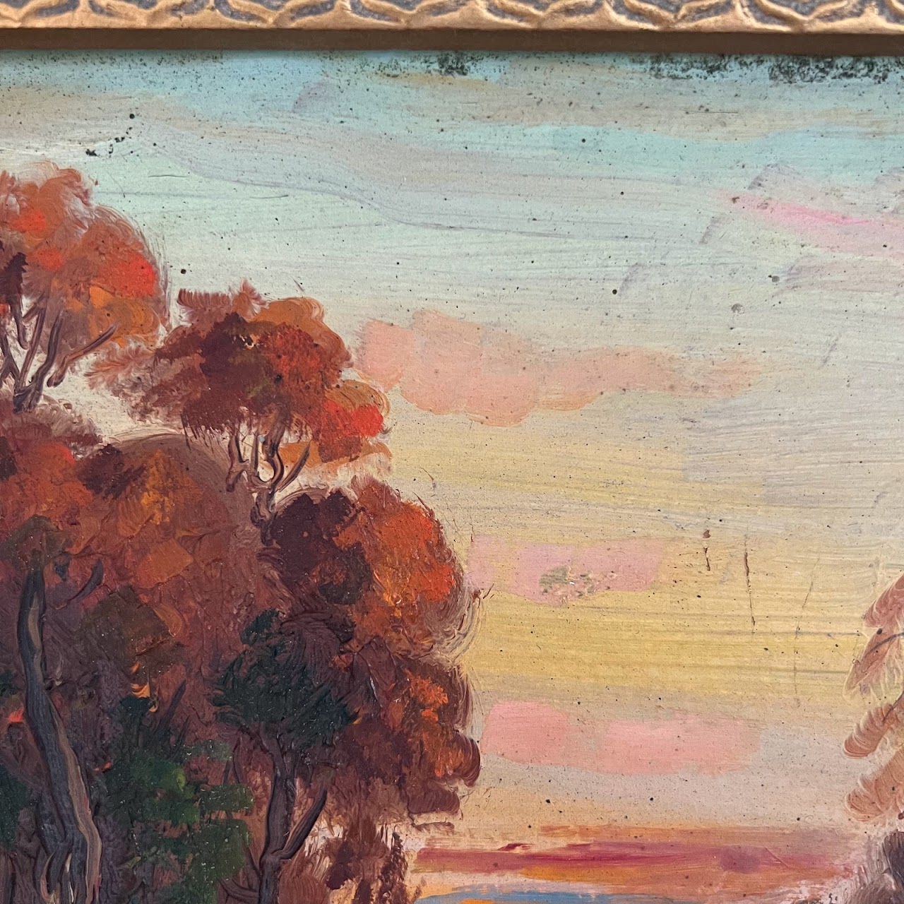 Vintage Oil Landscape Painting #1