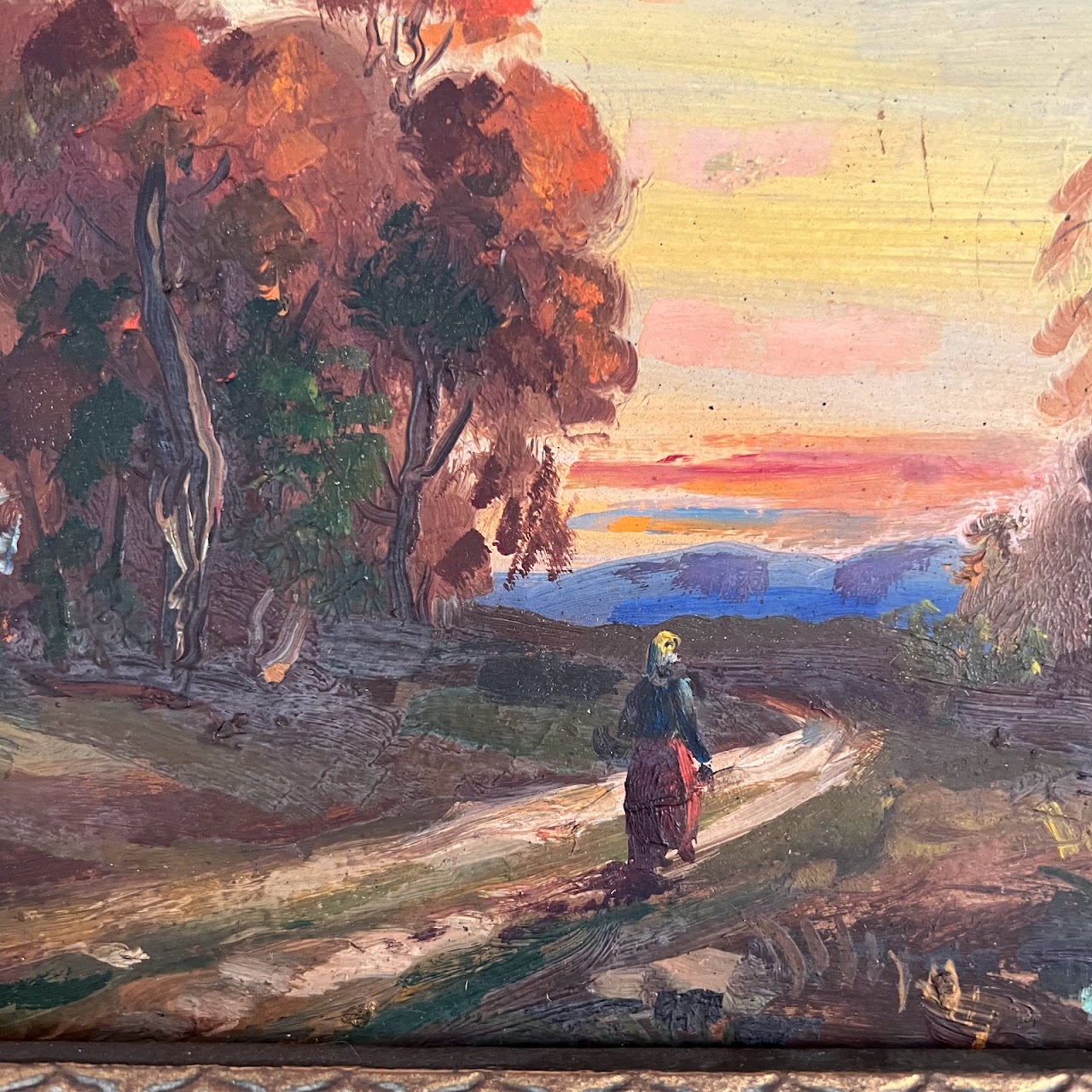 Vintage Oil Landscape Painting #1