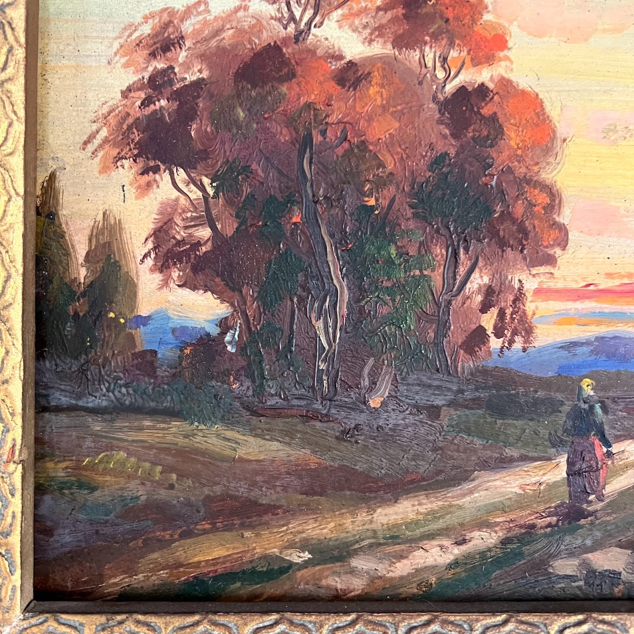 Vintage Oil Landscape Painting #1