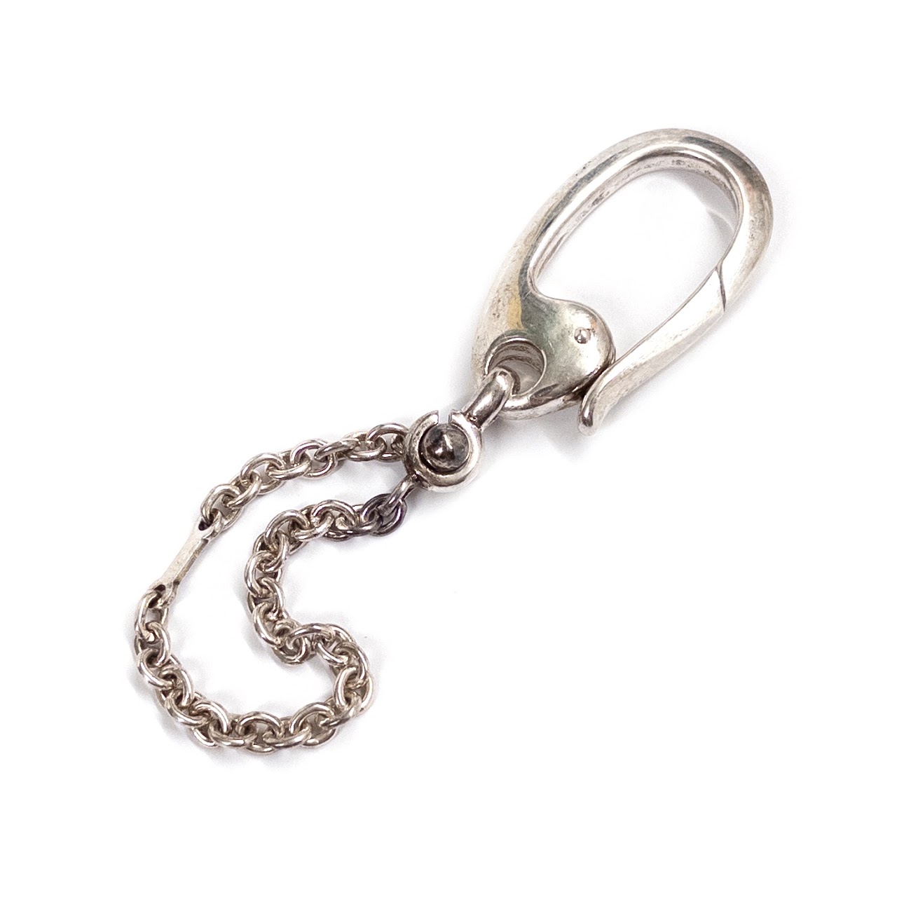 Sterling Silver Carabiner on Chain