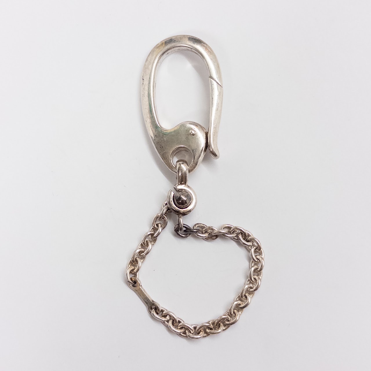 Sterling Silver Carabiner on Chain