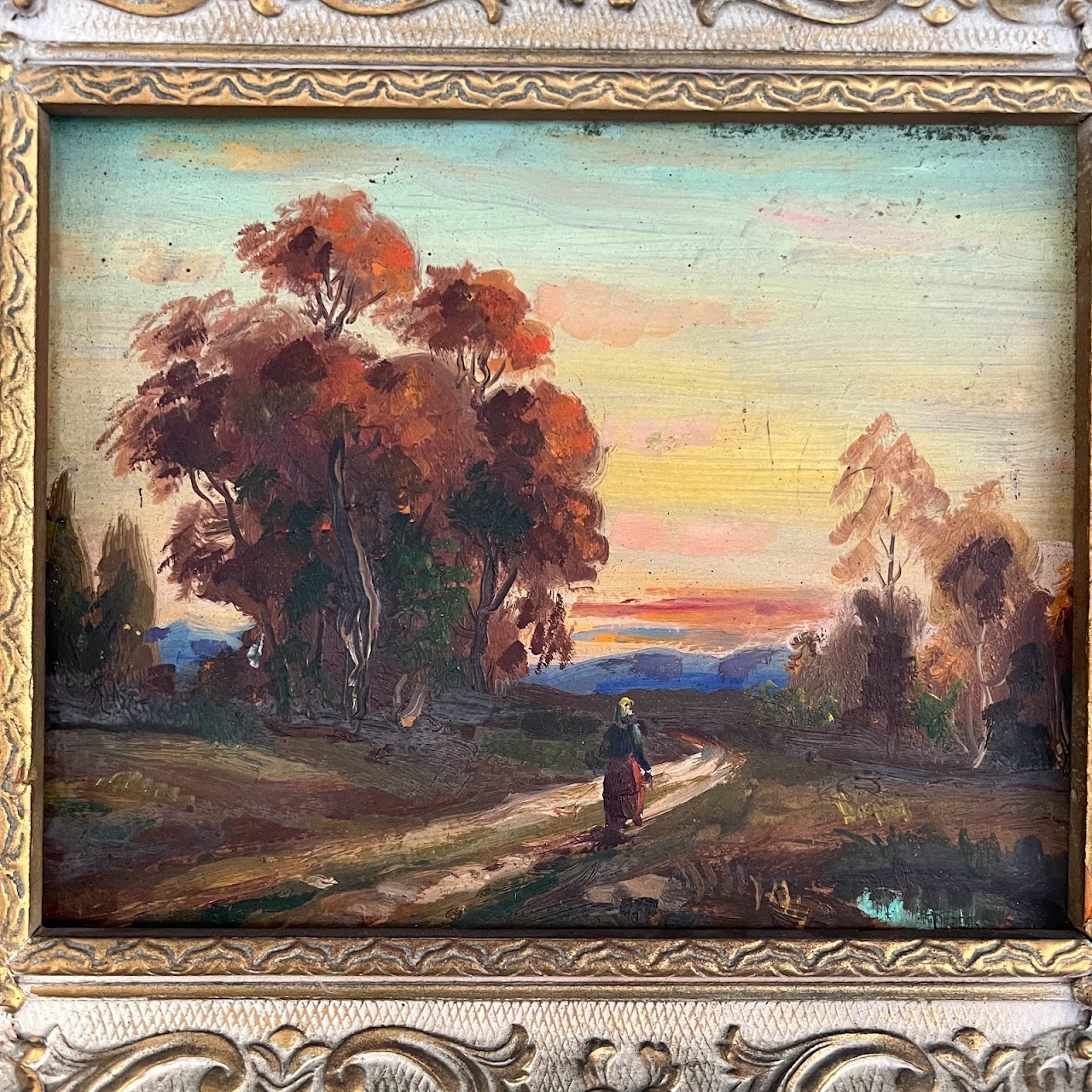 Vintage Oil Landscape Painting #1