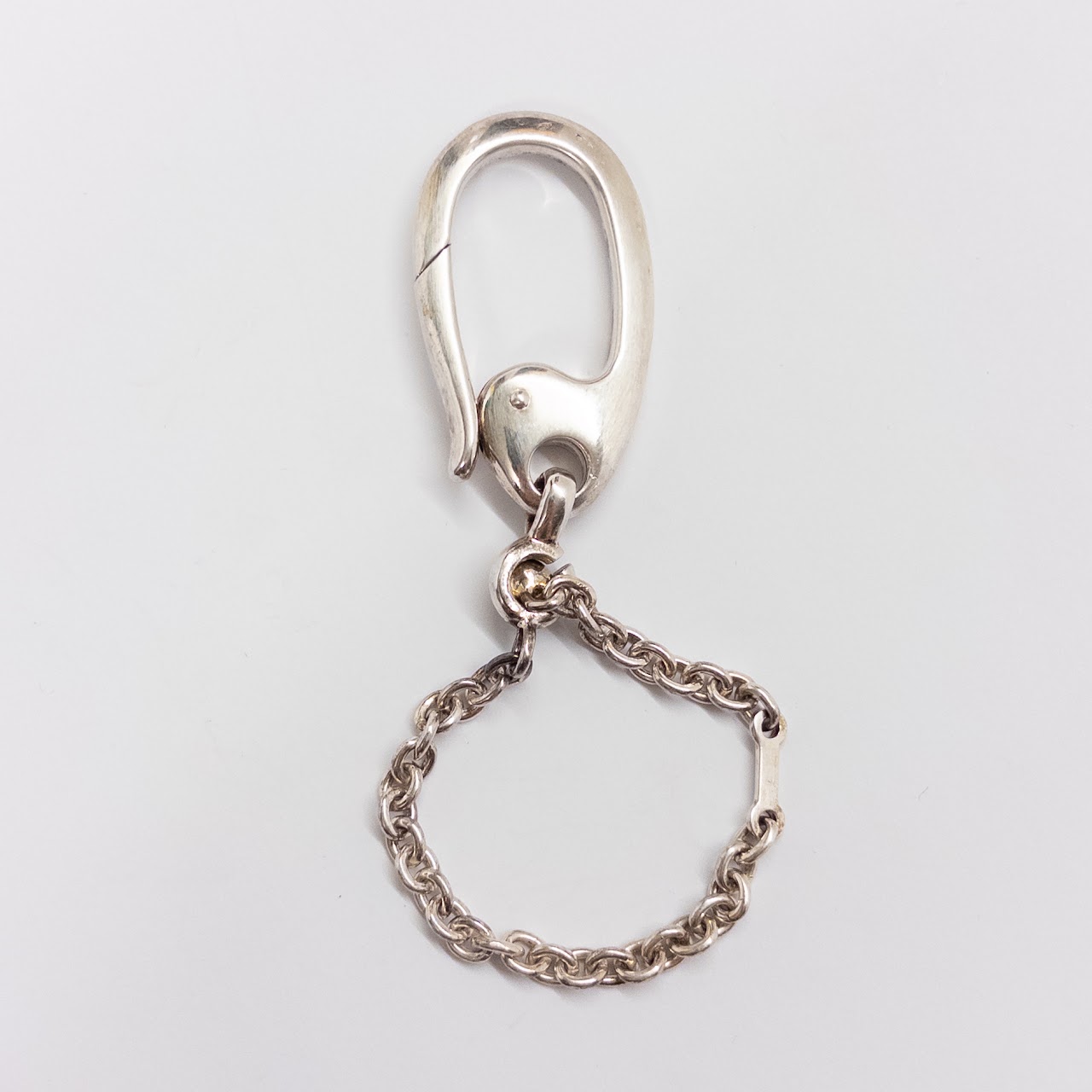 Sterling Silver Carabiner on Chain