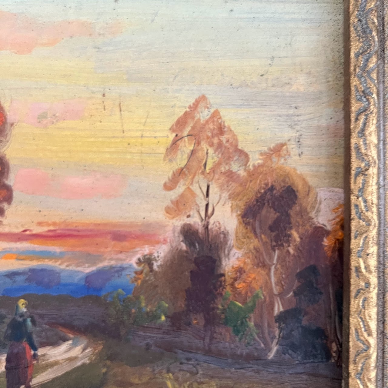 Vintage Oil Landscape Painting #1