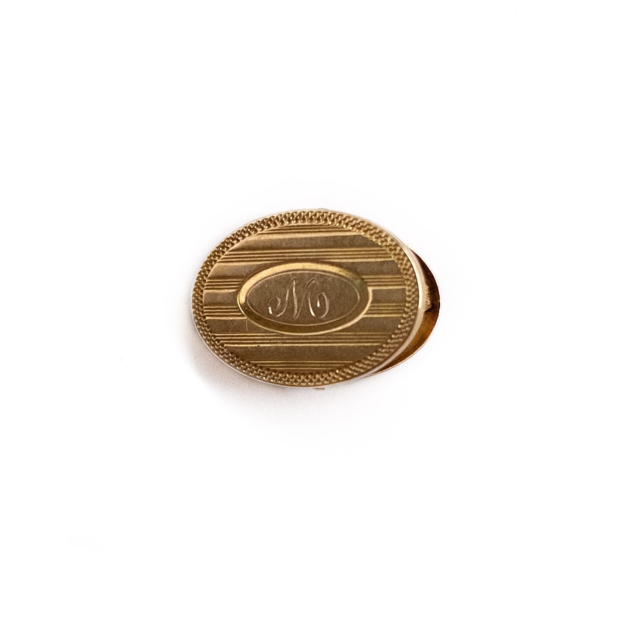 10K Gold Vintage Tie Clip