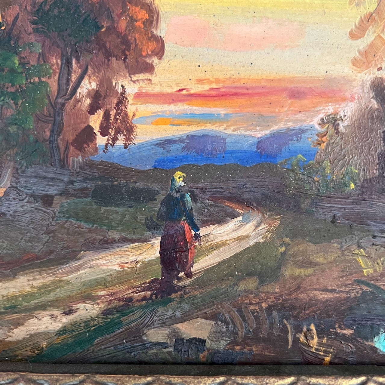 Vintage Oil Landscape Painting #1