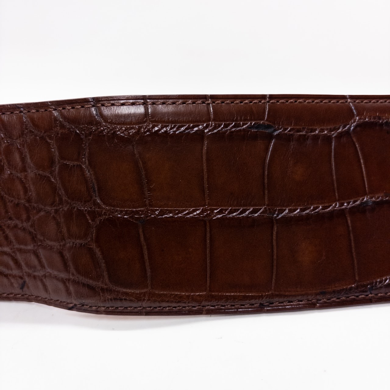 Ralph Lauren Wide  Alligator Belt