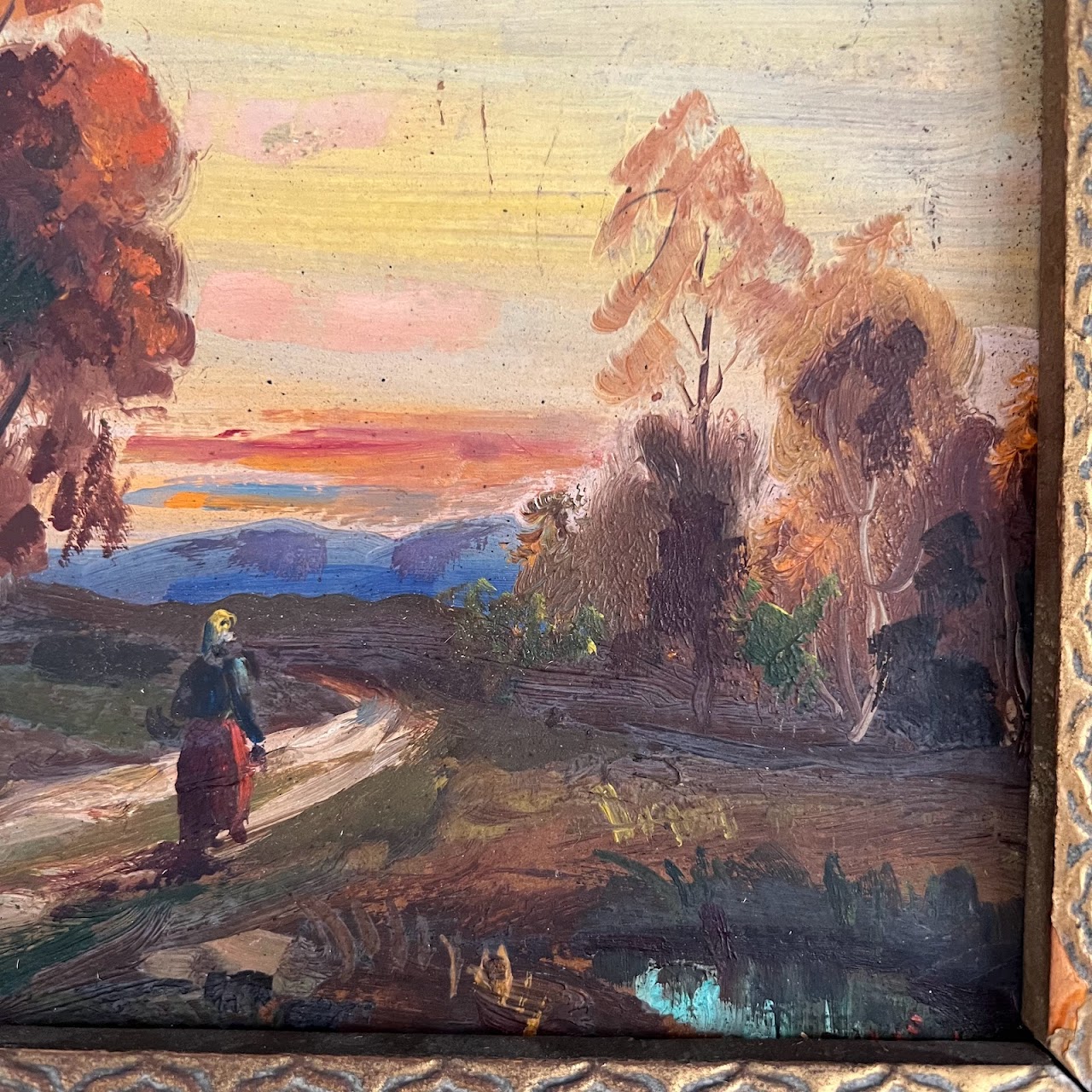 Vintage Oil Landscape Painting #1