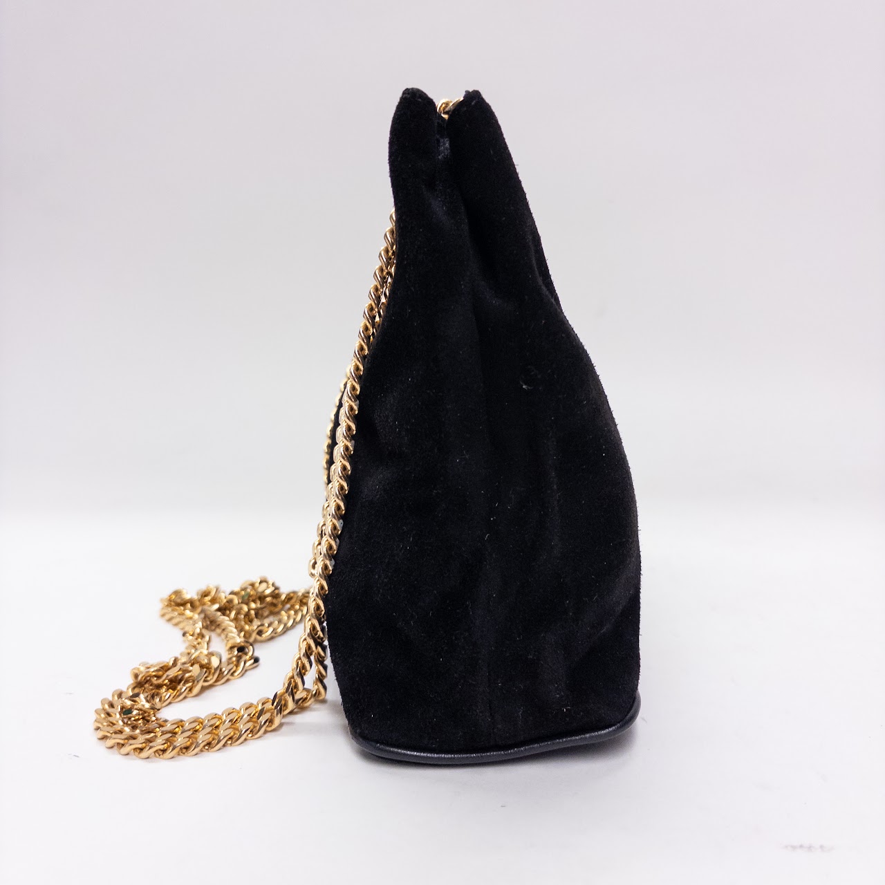 Paloma Picasso Chain Strap Suede Bag