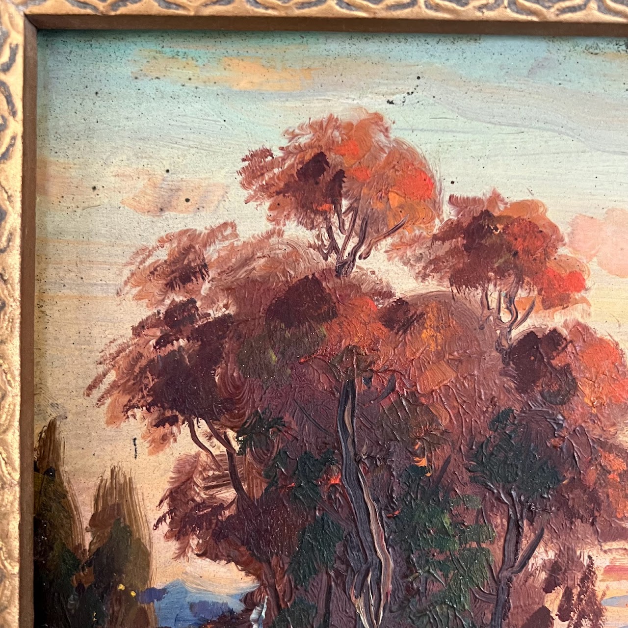 Vintage Oil Landscape Painting #1