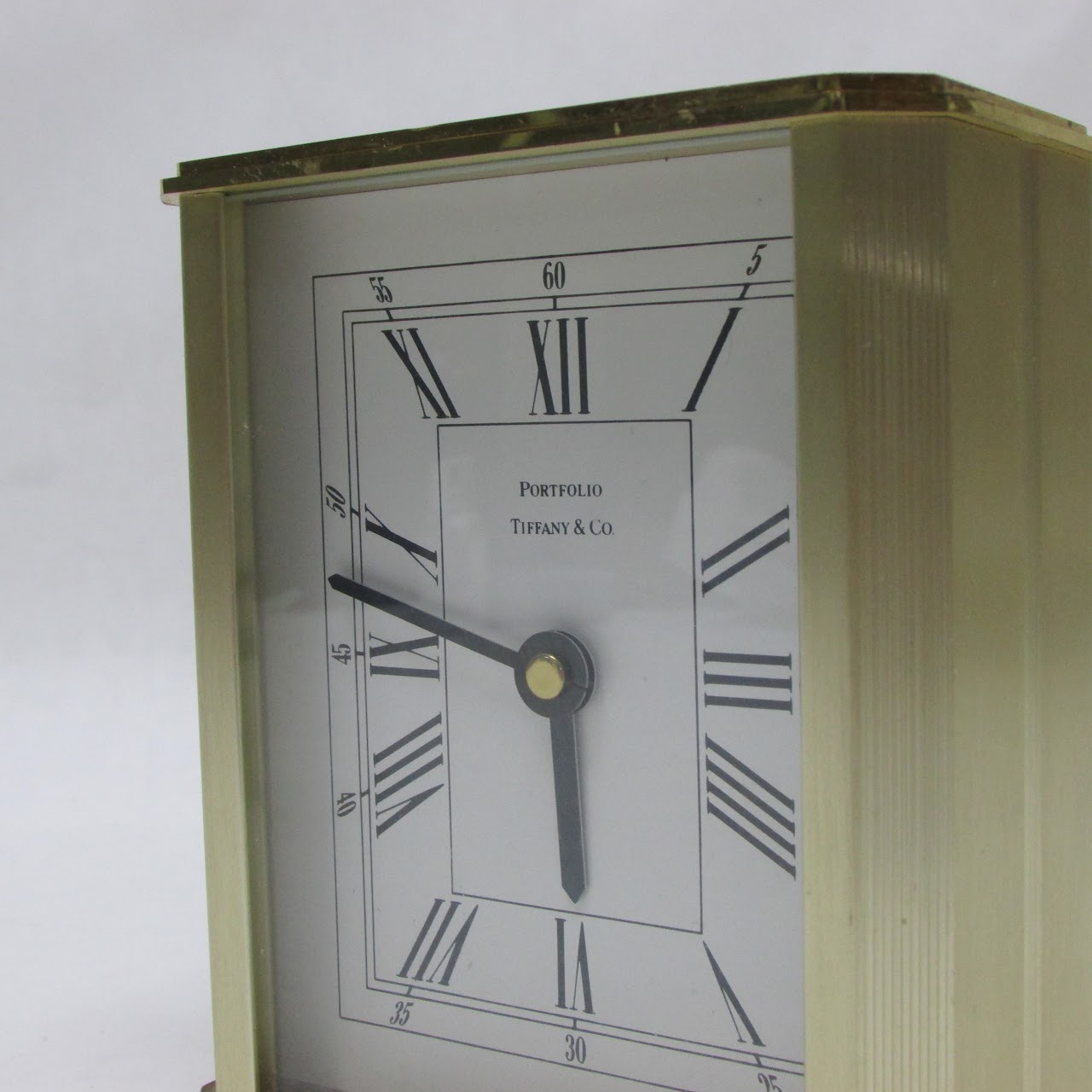 Tiffany & Co. Portfolio Brass Clock