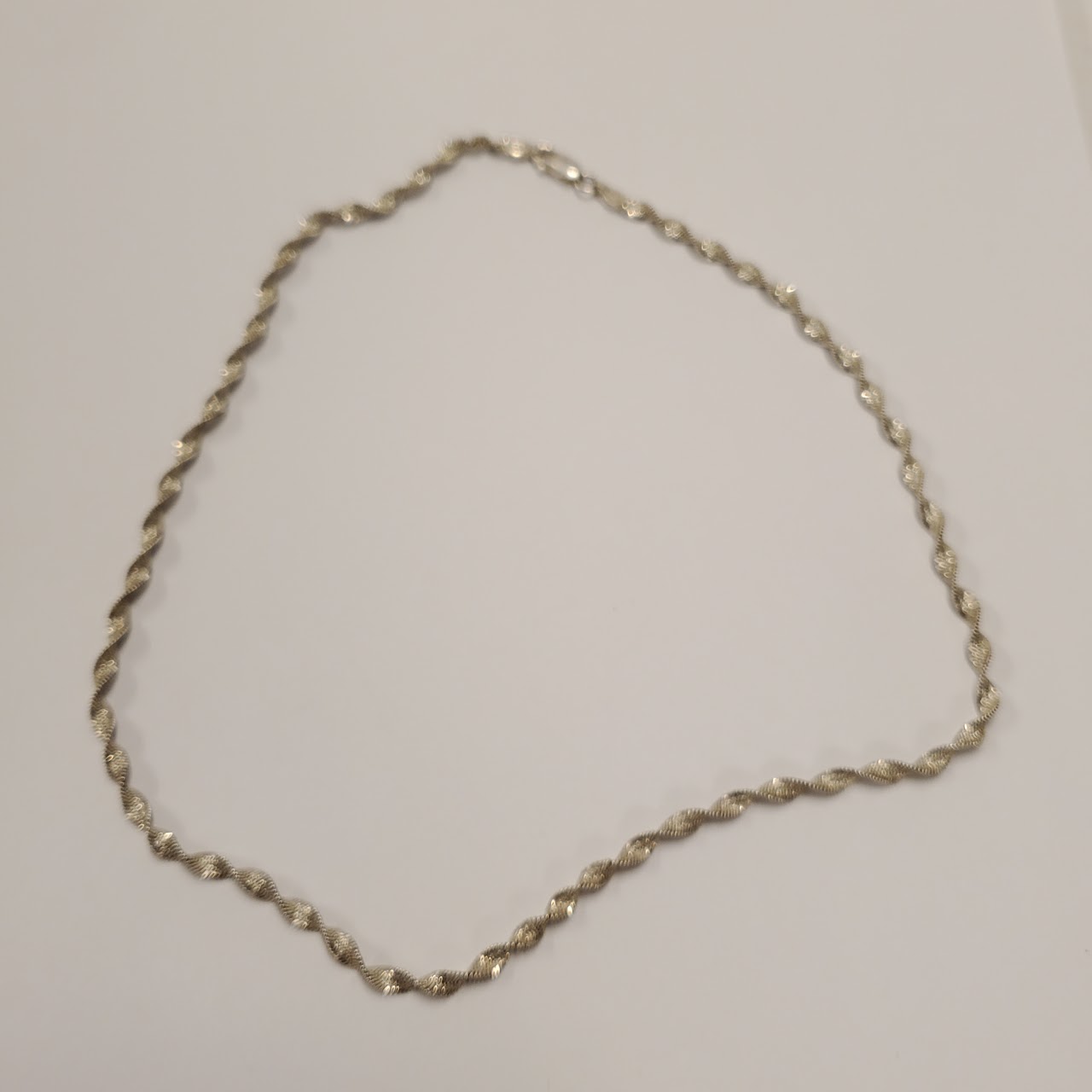 Sterling Silver Twist Chain