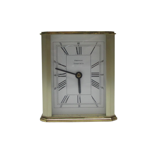 Tiffany & Co. Portfolio Brass Clock