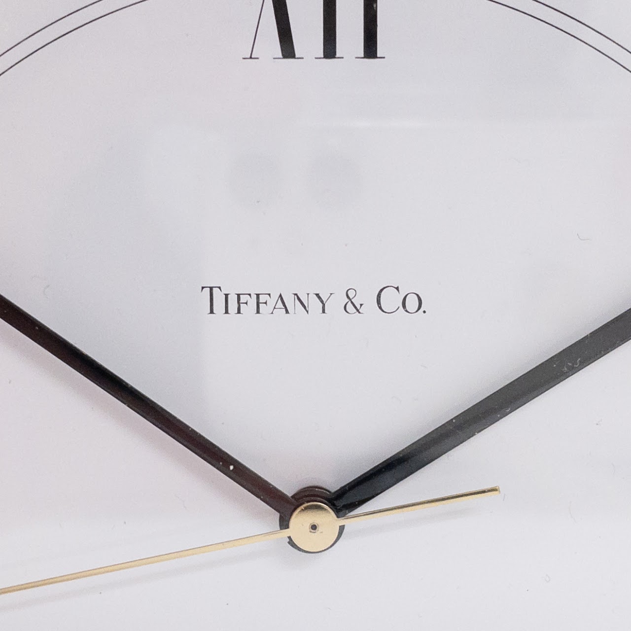 Tiffany & Co. Brass Desk Clock