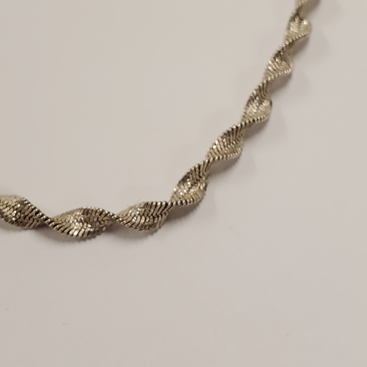 Sterling Silver Twist Chain