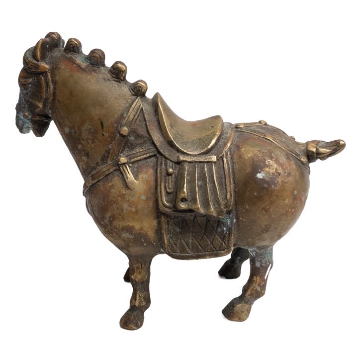 Asian Bronze Horse Figurine