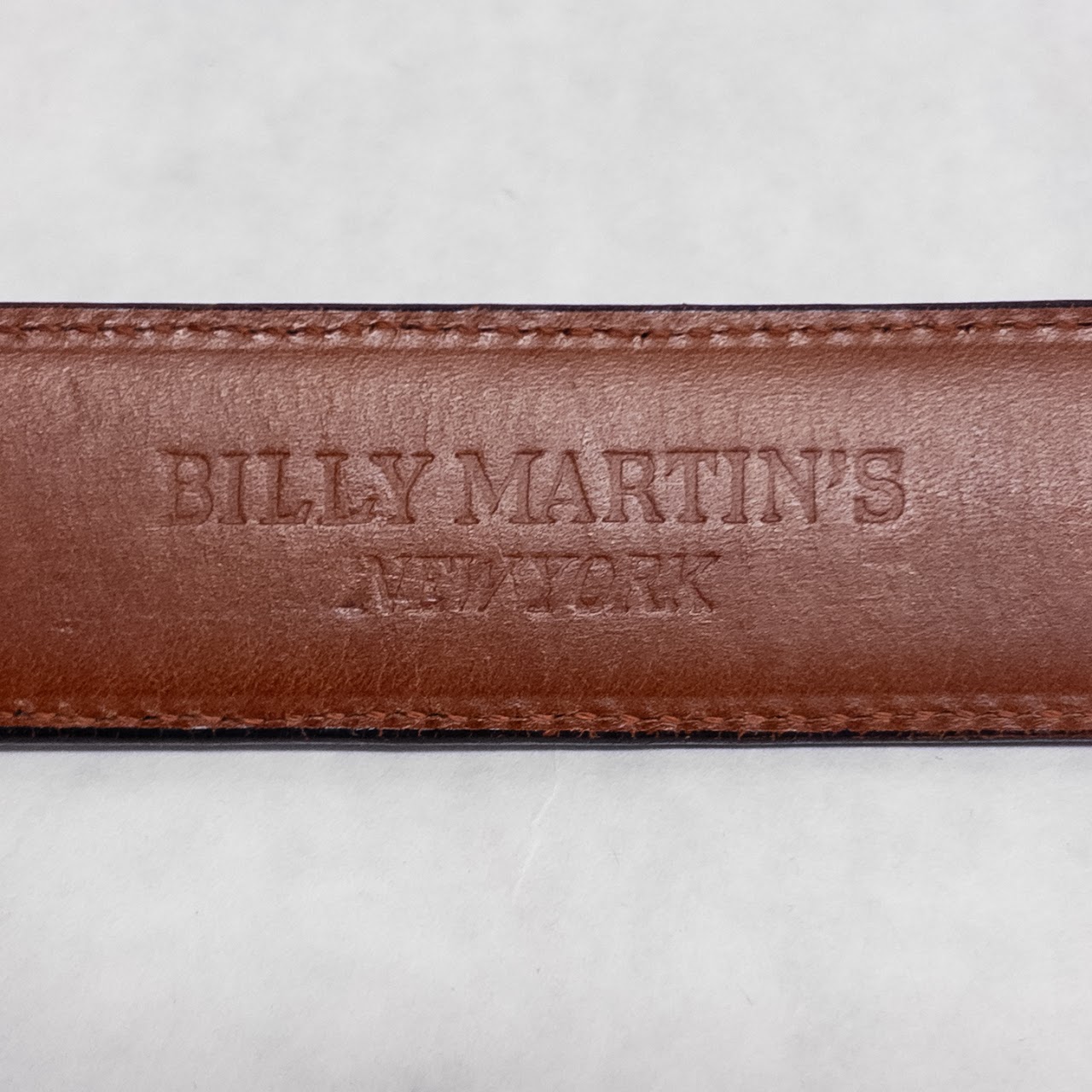 Sterling Silver and Lizard Billy Martin's New York Belt