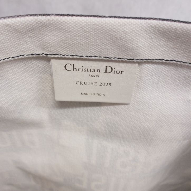 Christian Dior 2025 Cruise Collection Canvas Tote