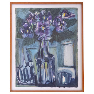 Emily B. Johnson Signed Still Life Watercolor Painting