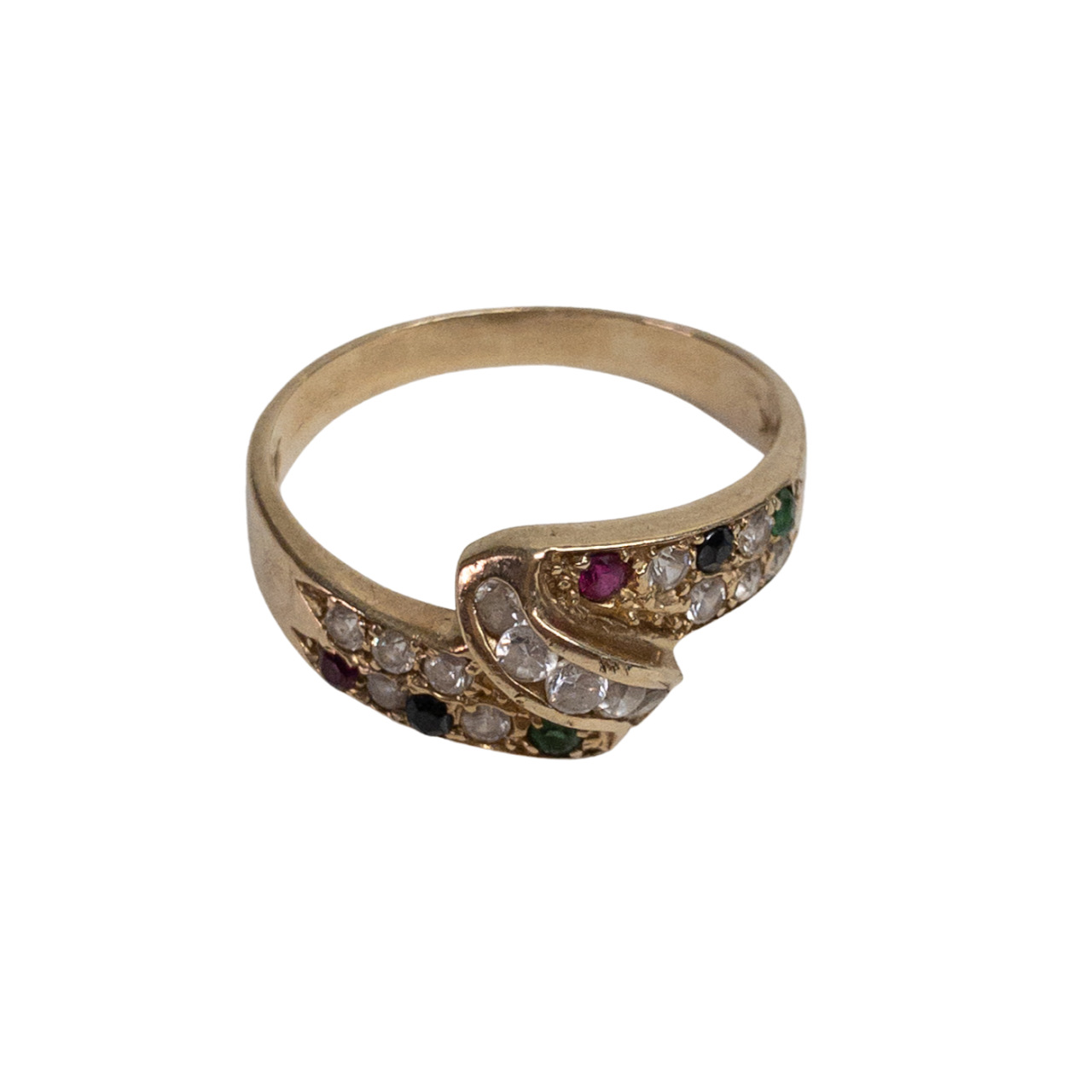 14K Gold and Multi Stone Ring