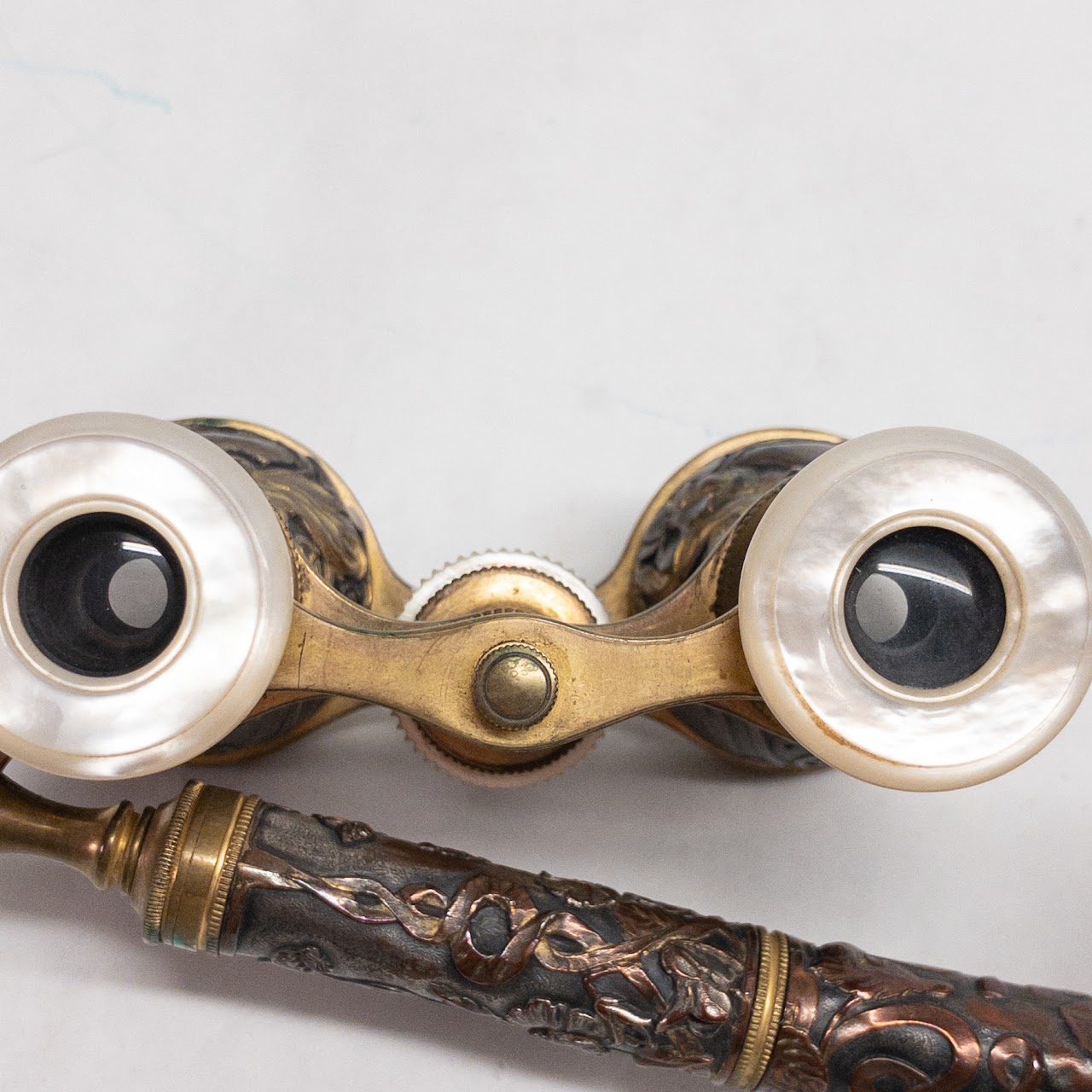 Vintage Art Nouveau-Style Handled Opera Glasses