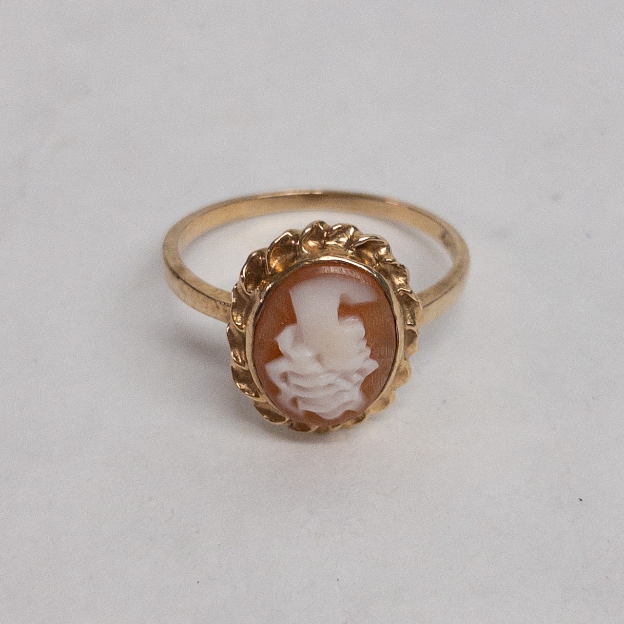 10K Gold Cameo Ring