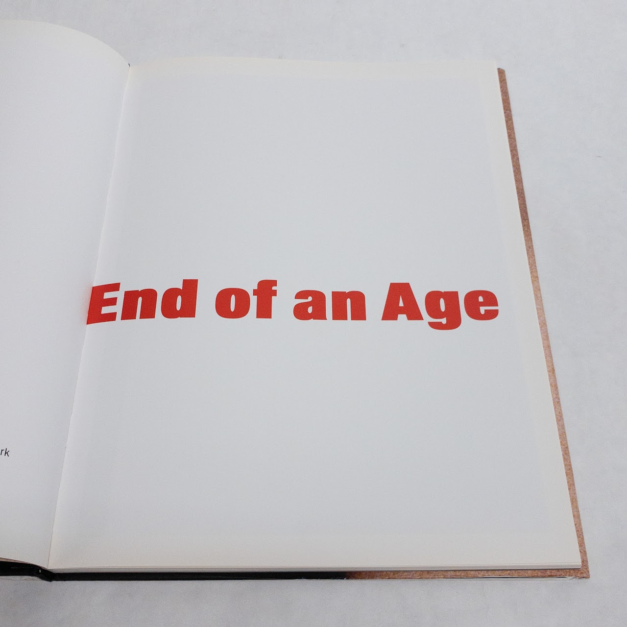 'End of an Age' by Paul Graham RARE Book