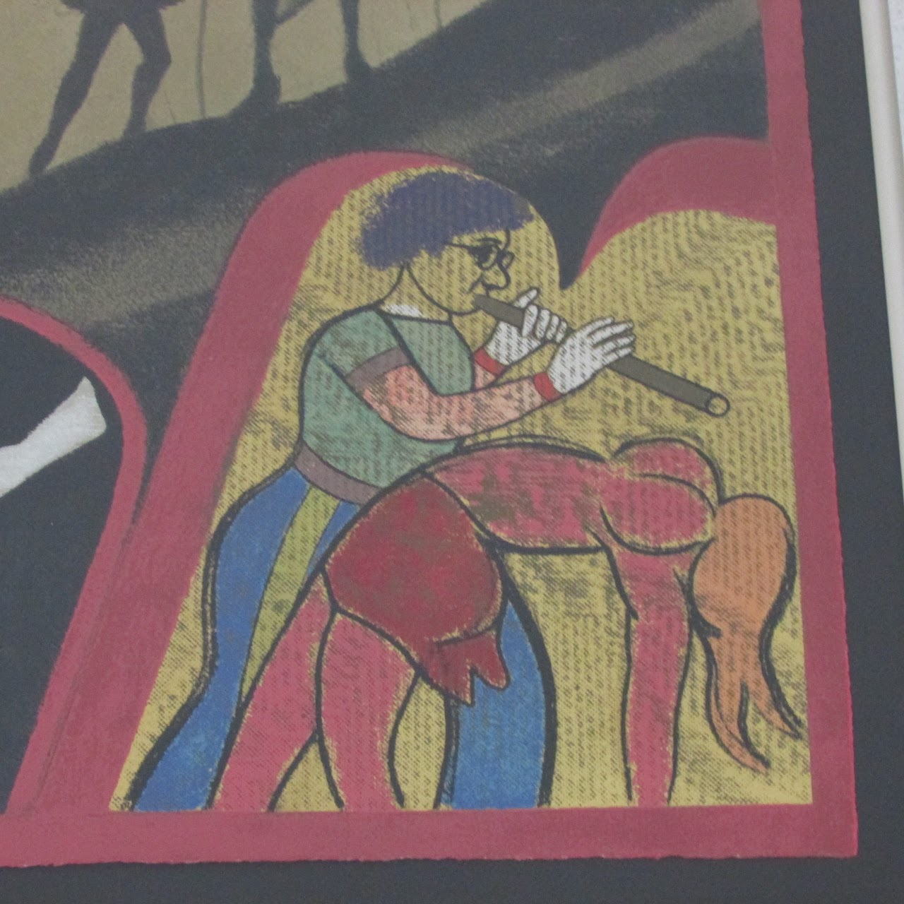 R. B. Kitaj Signed 'Performing Arts Center' Lithograph