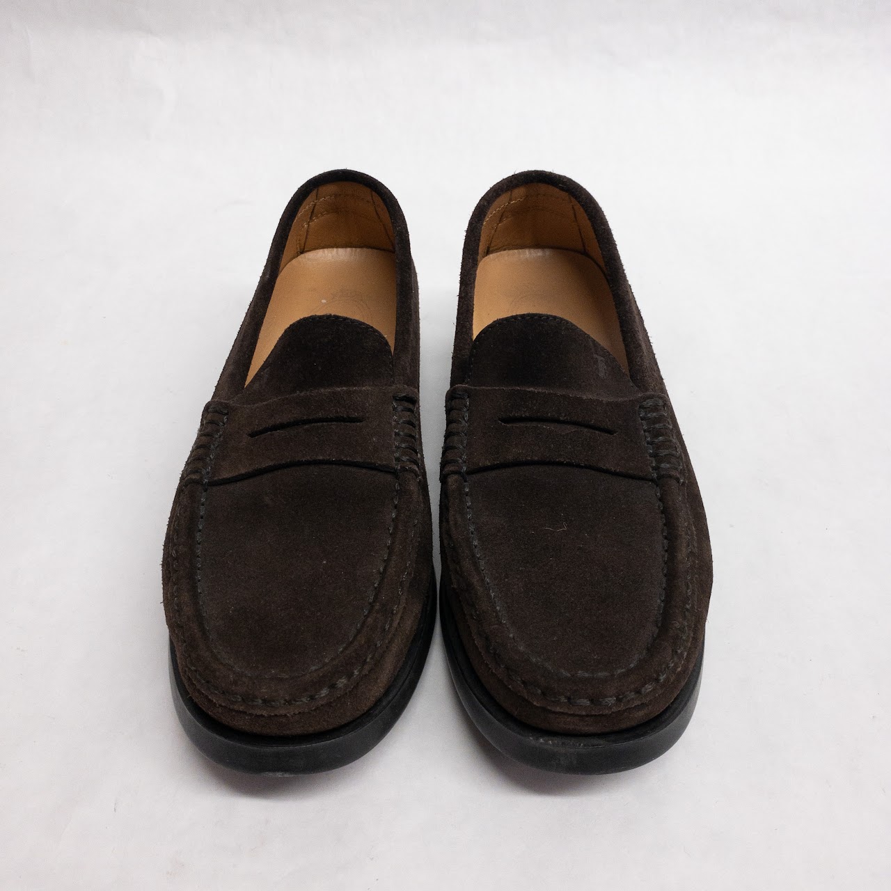 Tod's Brown Suede Driving Mocassins