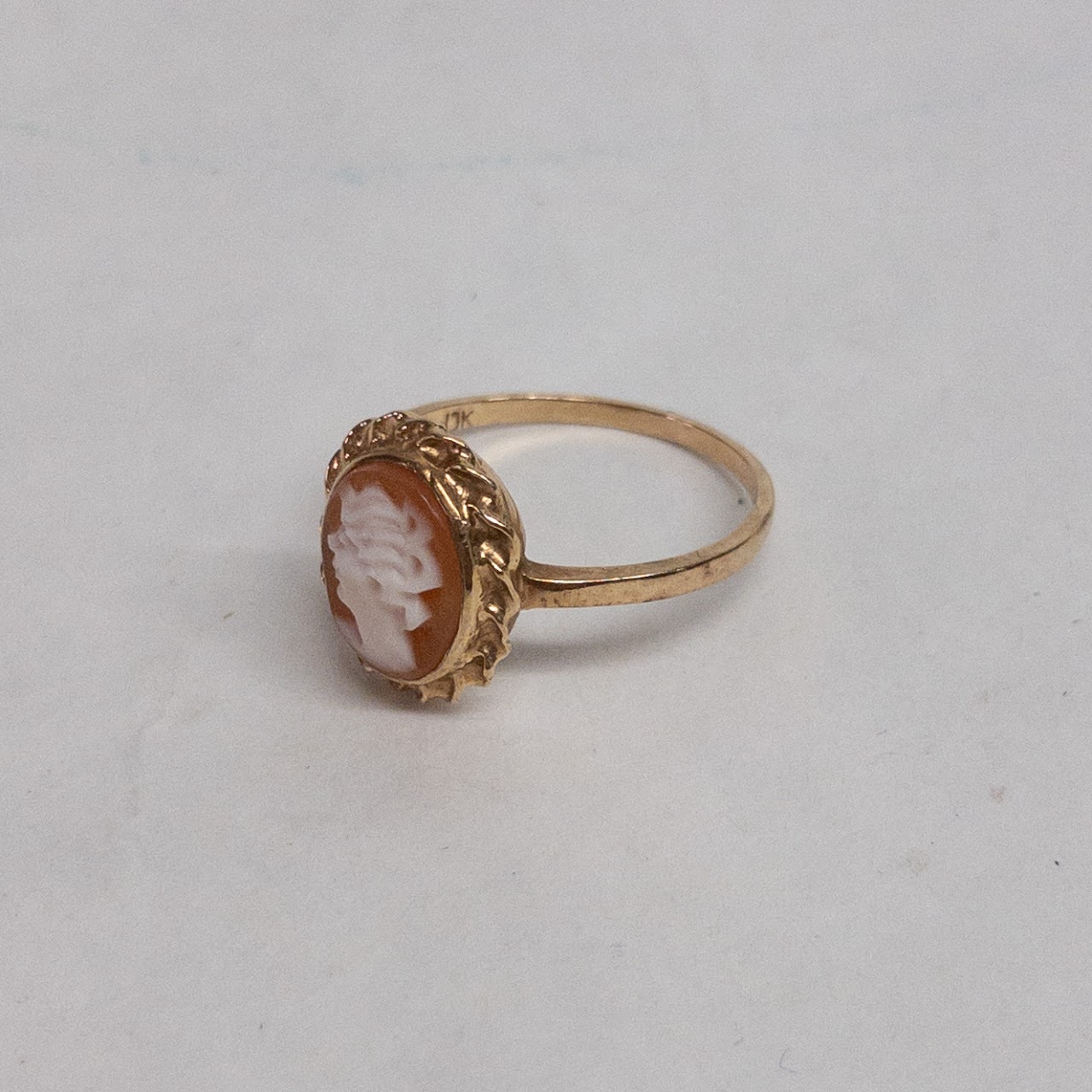 10K Gold Cameo Ring