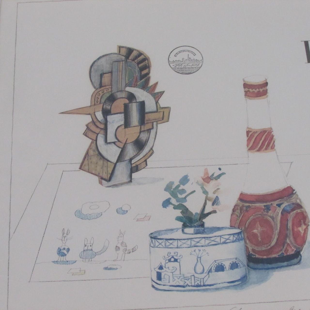 Saul Steinberg 1981 Dessins Galerie Maeght Exhibition Poster