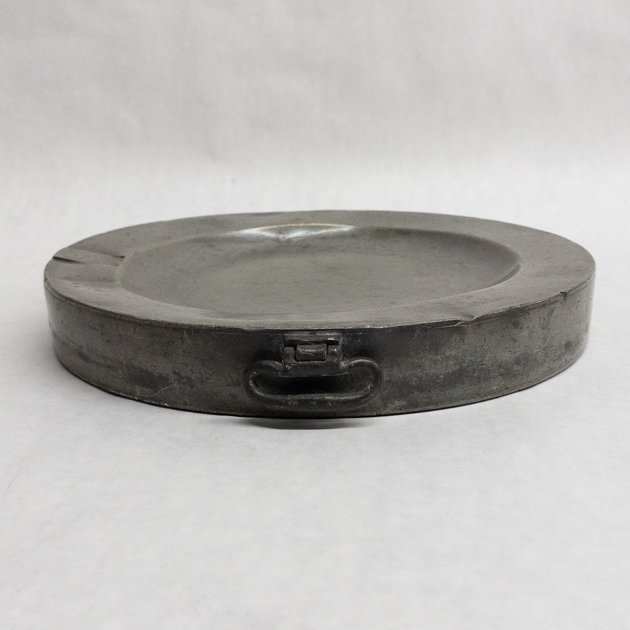 English Pewter Antique Warming Dish