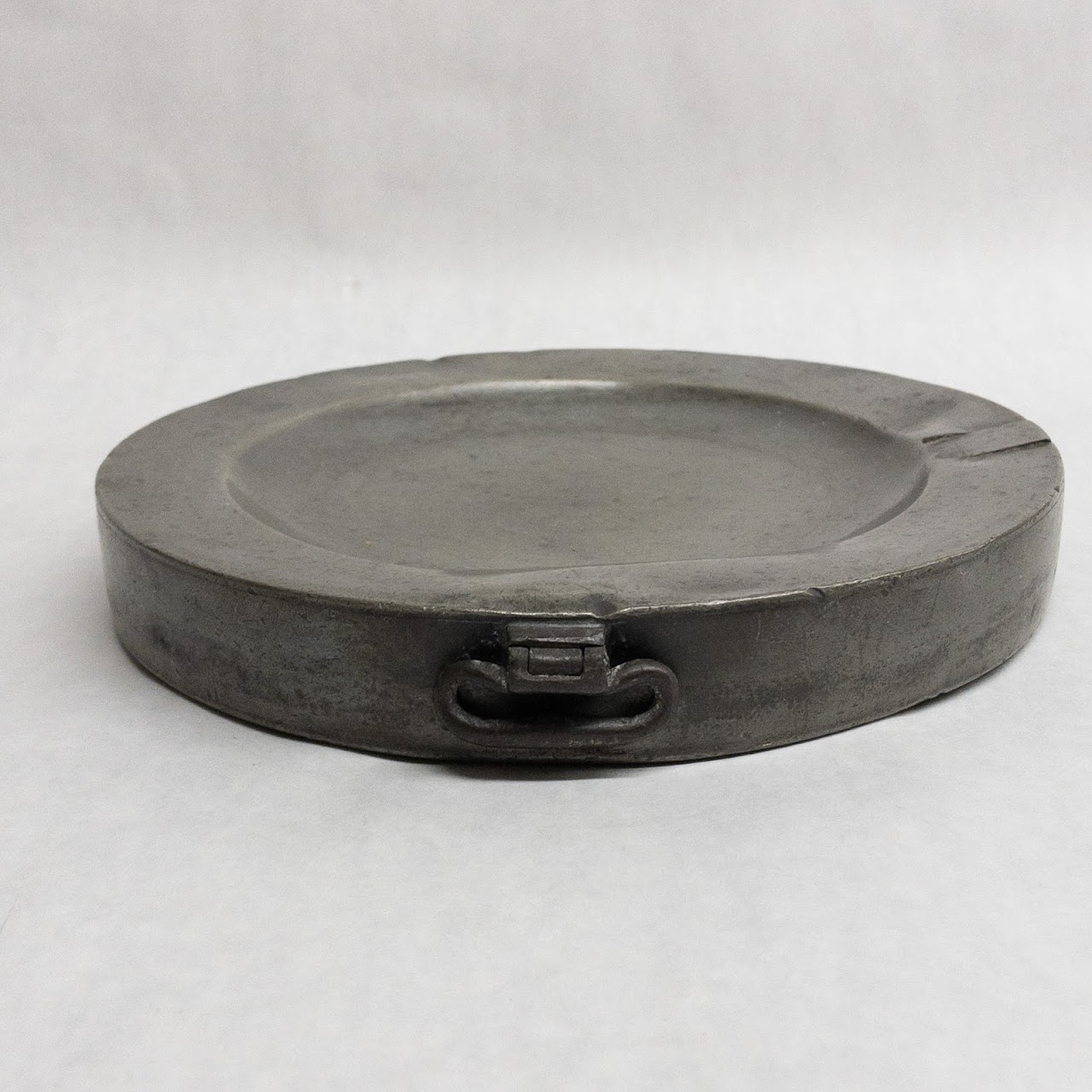 English Pewter Antique Warming Dish