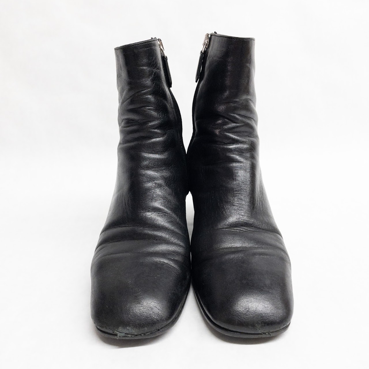 Prada Square Toe Boots