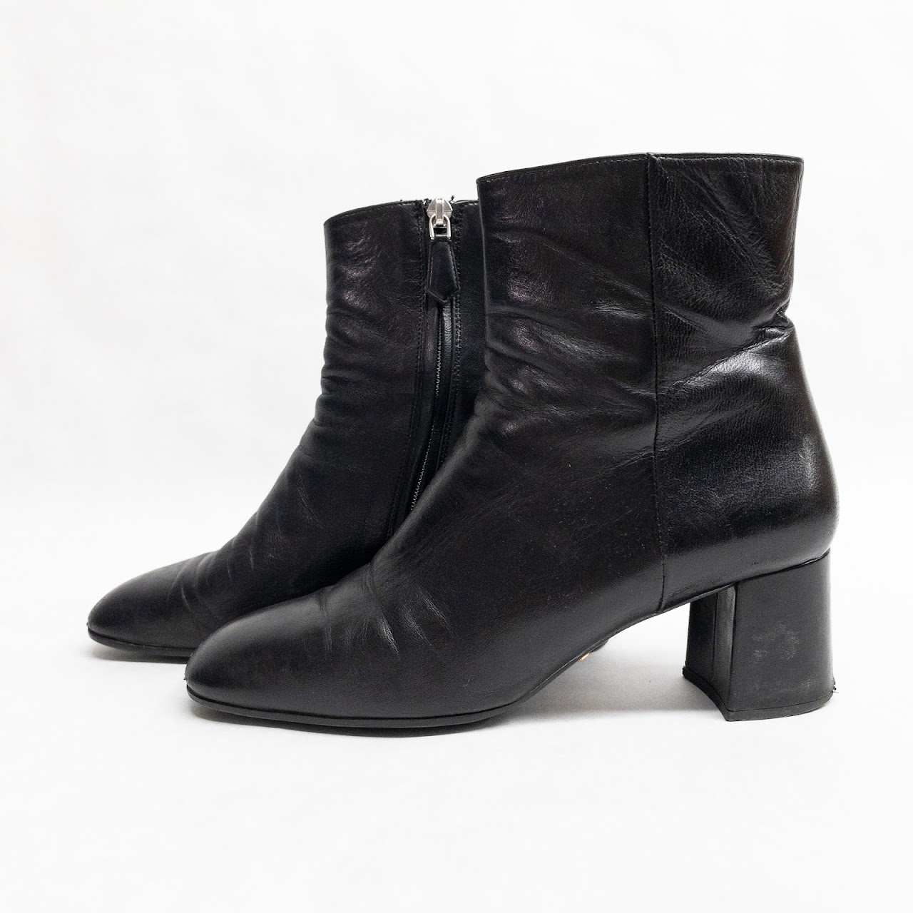 Prada Square Toe Boots